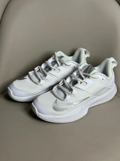 Nike (NIKE) Court Vapor Lite HC tennis shoes first generation silver training shoes women's DC3431-133 same style for men and women 37.5 If you get a fake one, you will pay three times the amount 31 white silver DC34-133b
