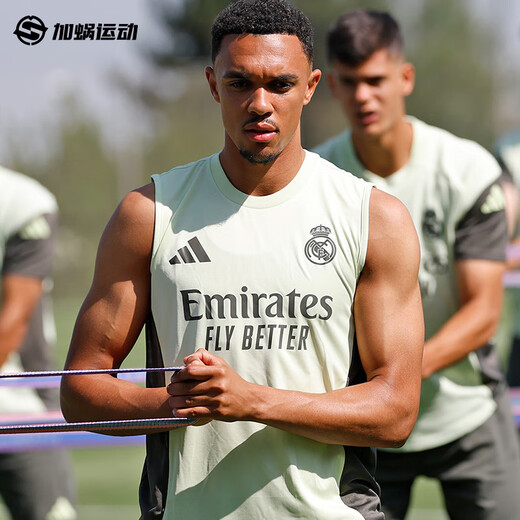 
Adidas 25/26 Real Madrid players training sleeveless vest jersey football uniform JP3982 JP3982 [Breast Advertising] L
