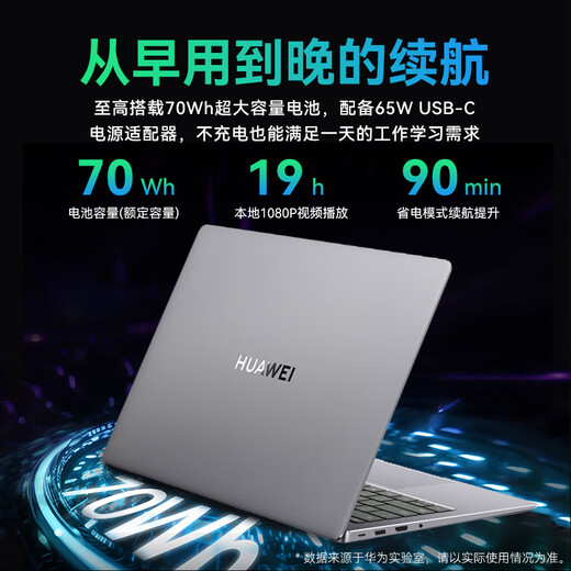Huawei (HUAWEI) MateBook 14 laptop government subsidy Linux system 2.8K touch screen Ultra 5 /7 business office thin and light notebook Wilderness Green Ultra 5 16G 1TB touch screen Store pre-installed Windows version (key not included)