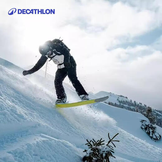 Decathlon Men's Snow/Freestyle Ski Shoes All Road900-Grey Men's Black Gray 40-4263571