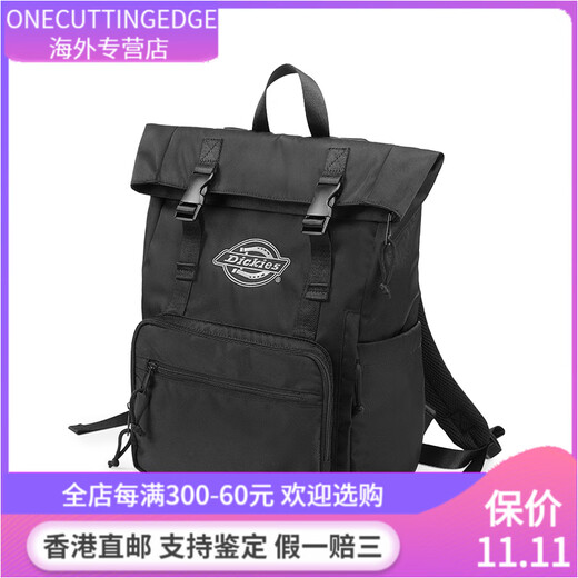 Dickies时尚卷轴拉链搭扣底休闲通勤出差 聚酯纤维 双肩包 常规 男女同款 星空灰