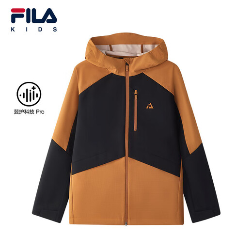 Fila [FIHU-Technologie] Fila Children's Charge Jacke 2025 Herbstjungen und Mädchen im Freien im Freien Triple-Defense-Jacke
