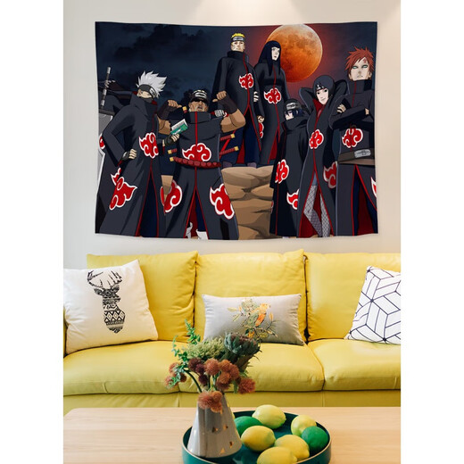 
Naruto anime background cloth One Piece ins hanging cloth bedroom room dormitory tapestry bedside decoration GT20 GT1047 width 100cm - height 75cm