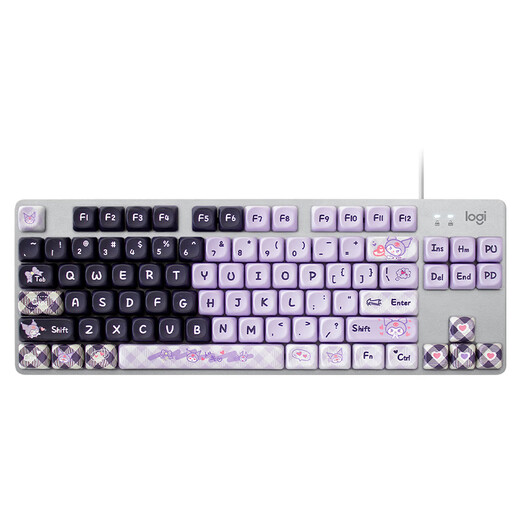 Logitech K835 KeyCap Custom E-Sports Game Business Office 84 Clave Teclado Mini Mecánico K835+ Kulomi KeyCap Blanco Blue Eje