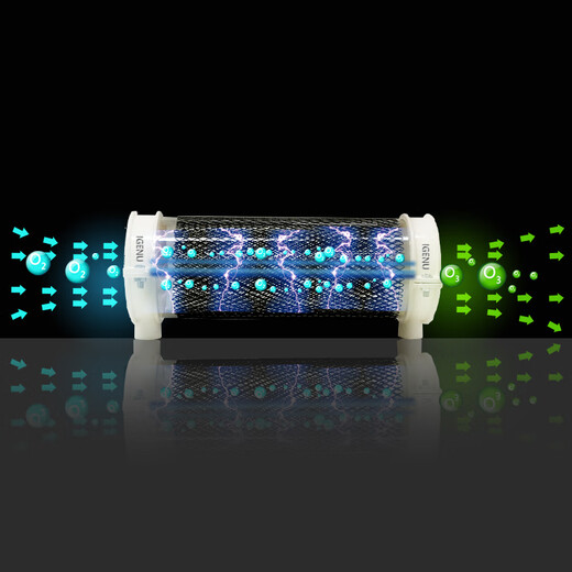 Aijenu Ozone Generator Food Factory Mobile Purification Workshop Industrial Warehouse Breeding Farm Sterilization and Disinfection Machine Deodorizing 40g Upgraded Mobile Quartz Tube