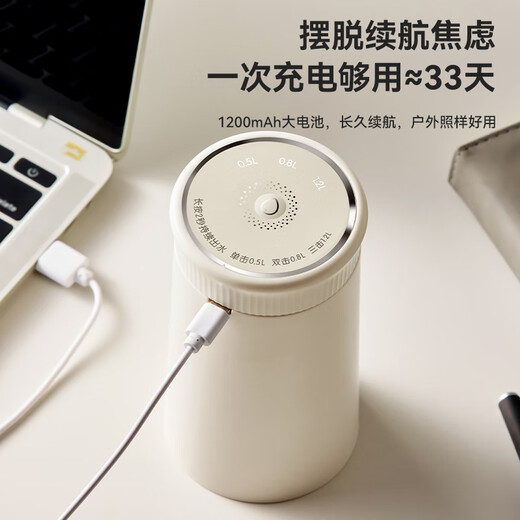 小熊（Bear）桶装水抽水器 饮水机抽水泵神器 水桶取水器 电动上水器矿泉水压水器自动吸水器F06Q1