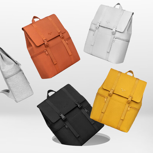 Mah New High School Schoolbag für Frauen Einfacher Reise -Rucksack wasserdichte Computertasche Leichter Pendelkutlack für Männer reguläre 14 Zoll 丨 Luviolet Grey