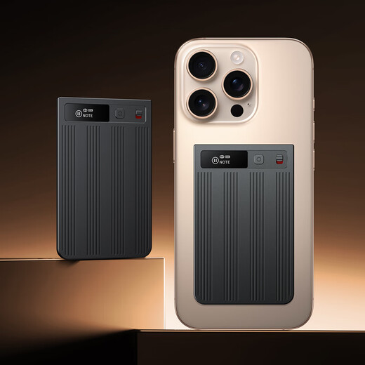 Cool jingle voice recorder converts text to meeting minutes, records artifact, professional recording equipment, plaud note, same type ai smart recording card, student portable magnetic recorder 64G, comes with Magsafe leather case card bag, recording*transcription*summarization*translation*mind map