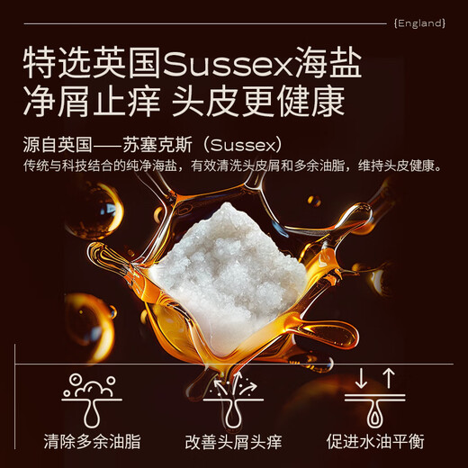 INSRE英国进口毛囊清洁洗发水氨基酸除螨止痒去屑控油蓬松洗发露男女士