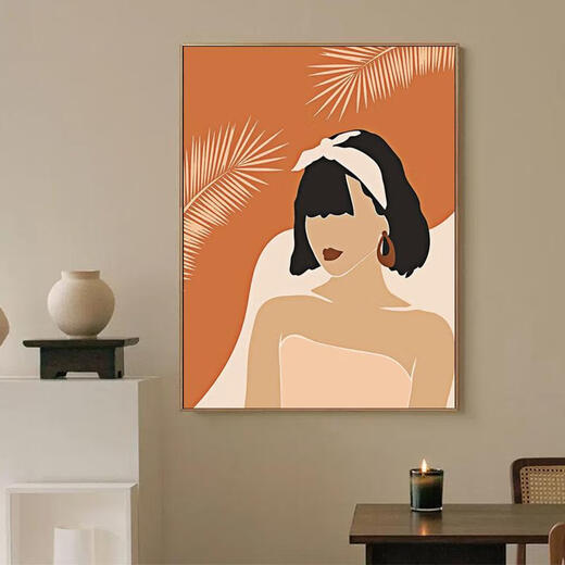 DIY Digital Oil Painting Simple Painting Shopifytemu Geschenk F15867 30*40 Frameless + Pigmentbürste