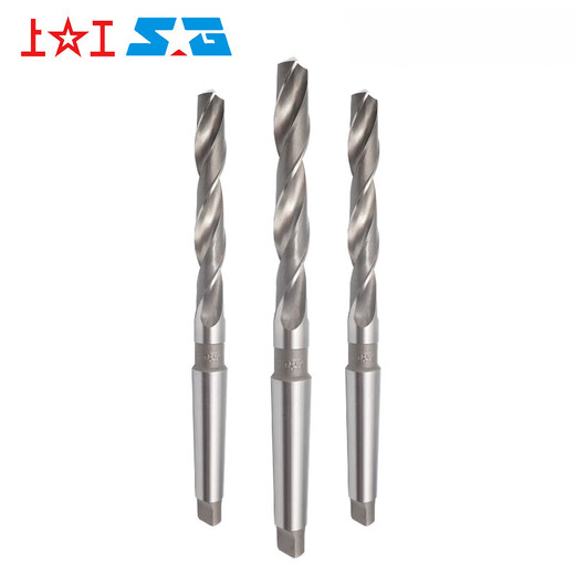 Shanggong Authentic Taper Shank Twist Drill Large Specifications Taper Drill HSS Mohs Inclined Shank Drill 50 52 53 55 56 60mm 50.0mm HSS Mohs 4# Shank