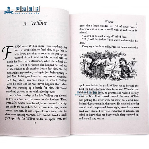 Charlottes Web Charlottes Web Eb White Eb White English Version English Lesung Roman Kapitelbuch Außerwesendes Lesungsmaterial Lansie Index 680L Newbery Award Gewinnerin Charlottes Web (Hauptbild)