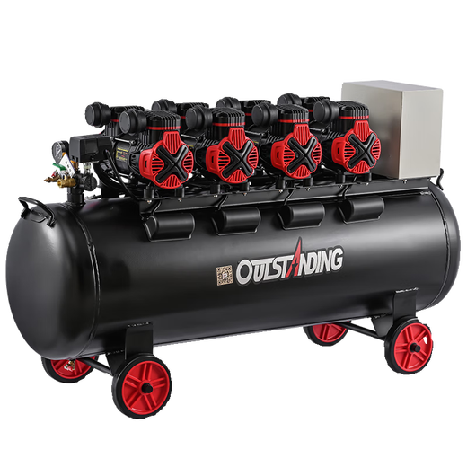 Otus air compressor two poles oil-free silent household industrial air pump 220V woodworking paint air compressor two poles 12604-120L