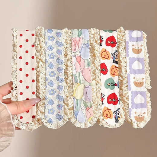 Children's widened Velcro hair sticker hairpin baby does not hurt hair bangs sticker broken hair artifact girls hair hoop gift 15# princess 4 pieces