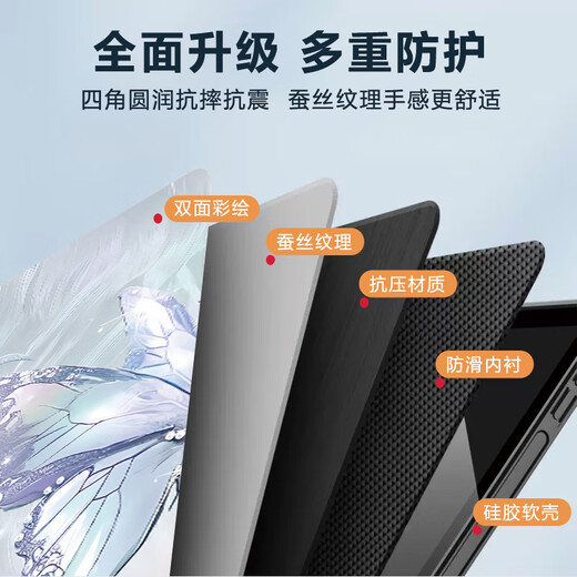 L'arche ancienne convient au boîtier de protection OnePlus Pad2Pro 13,2 pouces avec machine à sous un boîtier en cuir sommet intelligent 1+ plaque plate 2pro Niche de niche simple silicone soft shell shell protecteur [1396_0 Modèle de livre] Tablette OnePlus 2pro-13,2 pouces