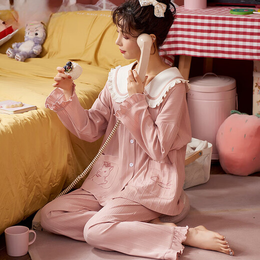 Modal Pyjamas für Frauen, Sommer mit reinen Baumwollwäschelwäsche, können außen getragen werden.