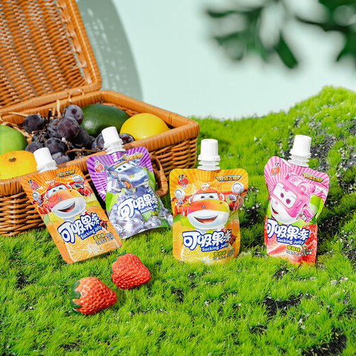 Crayon Shin-China Super Flügel Sauggelee 680g Sauggelee wie Supermarkt Casual Snacks Kindergeschenke