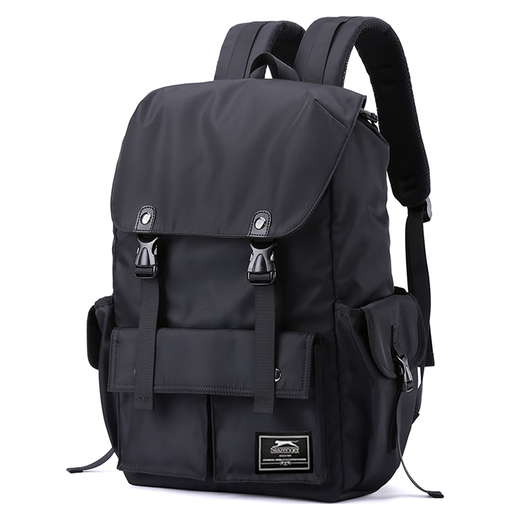 Slazenger / slazenger mode et mode décontracté oxford sac de voyage sac de voyage sac d'ordinateur sac à dos backpack noir