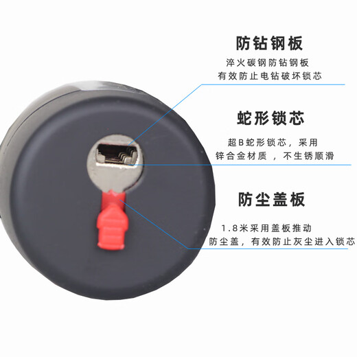 Riesenverriegelungsstahlkabel Lock Mountain Road Bycle Lock ATX720/810/830/860 Anti-Diebstahl-Sperre Echtes GLS-01 (1,2 Meter mit Klammer) Klammerwerkzeug