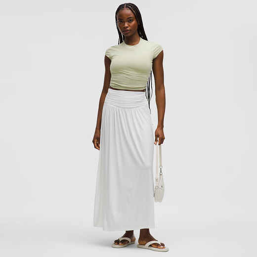 Lululemon6182-in-1 Frauen zwei-in-1-langes Kleid 丨 Lululemon 丨 schwarz m