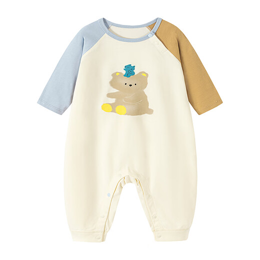 迷你巴拉（minibala）巴拉新生儿连体衣宝宝衣服萌趣婴儿爬服柔软可外出包屁衣25年新款