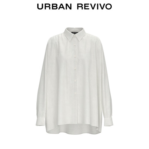 UR2025 new autumn women's casual contrast button super loose long-sleeved cardigan shirt UWH250134