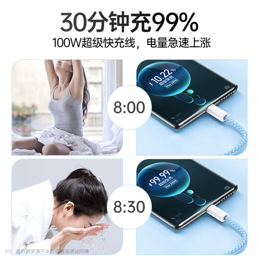 Apple data cable PD20W braided fast charging cable suitable for iphone14promax/14/13/12/11/8p all series mobile phone and tablet data cable extension 2 meters Tafik starry sky gray USB certified 40 minutes full charge one pack 1.5m