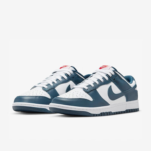 Nike (NIKE) men's shoes Dunk Low Retro white navy, non-slip and wear-resistant, men's low-top lightweight casual shoes DD1391-400 38.5