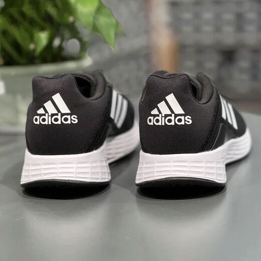 Adidas (adidas) running shoes men's shoes new DURAMO SL mesh breathable sports shoes training preparation lightweight fitness running shoes JQ9716 black 40 (245mm)