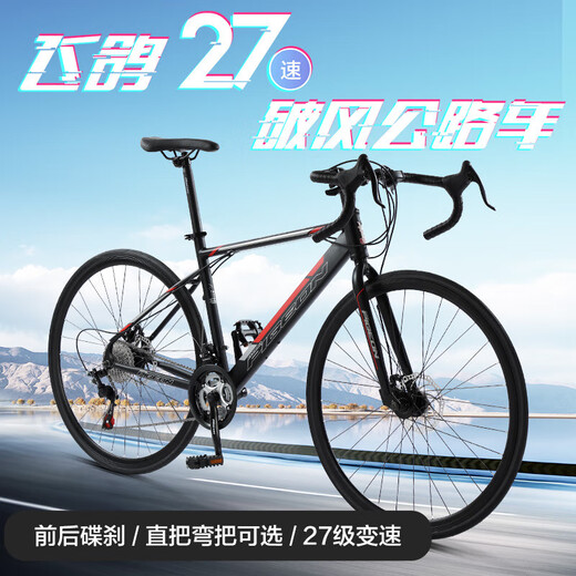 Feige Road Bike 700C24 Speed Männer- und Frauen -Erwachsenenstudentin Teen City Freizeitpendler Sportwagen Weiß