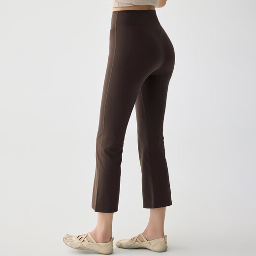 Xue Ximan's new micro-flared butt-lifting yoga pants for women, high-waisted butt-lifting Pilates sports fitness flared eight-quarter pants