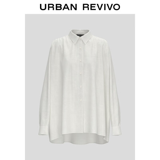 UR2025 new autumn women's casual contrast button super loose long-sleeved cardigan shirt UWH250134