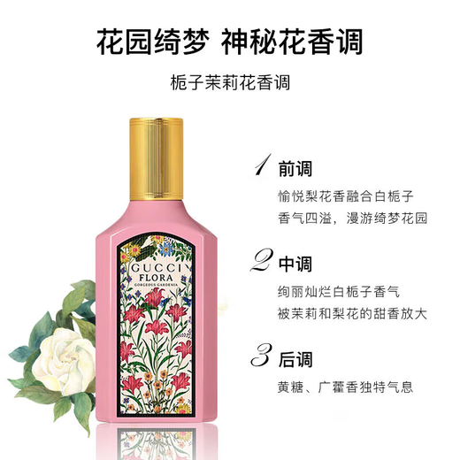 Gucci New Year's Day gift, lipstick and perfume gift box set for girlfriend, makeup set for wife's birthday gift, Velvet Mist 208+Gardenia 5ml+Vanilla Orchid 3ml