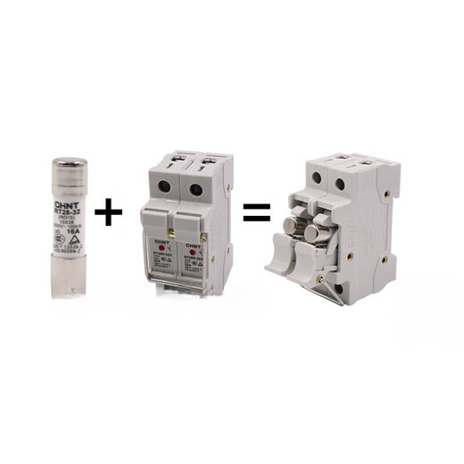 Chint RT28-32X/63X fuse with fuse base with light housing flame retardant core RO15 32/63 RT28N-63X3P 63A (with core)