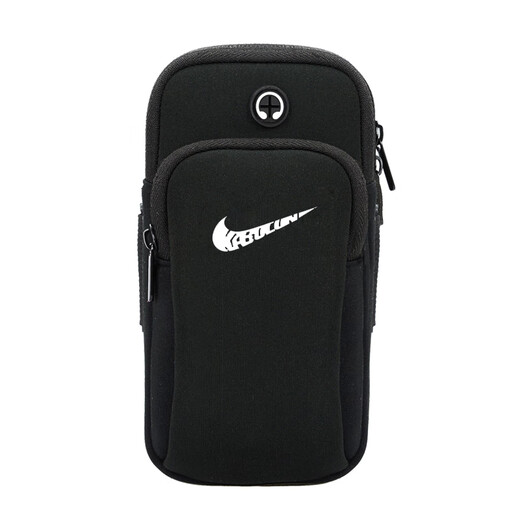 Hong'anze running mobile phone bag mobile phone arm bag outdoor mobile phone bag unisex arm strap bag wrist bag fitness equipment transport black Huawei universal