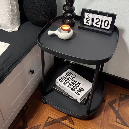 Shanshan Table de chevet en bois pour chambre à coucher, petite table basse, table d'appoint mobile, table d'appoint, support de rangement, petite table, armoire de rangement