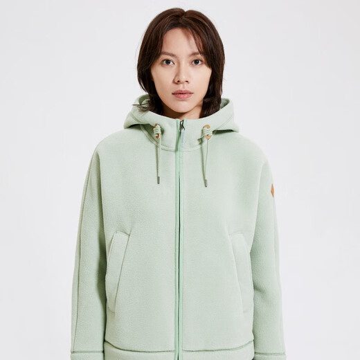 Kolon Sport Life Style Serie Silhouette verdickte Fleece warme Campingjacke Frauen Lavendel lila la s