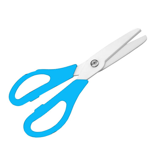 SMVP8-inch ceramic scissors, industrial large size 20cm, insulated, safe, durable, rust-free, laboratory kitchen, black 8-inch scissors, 20cm long