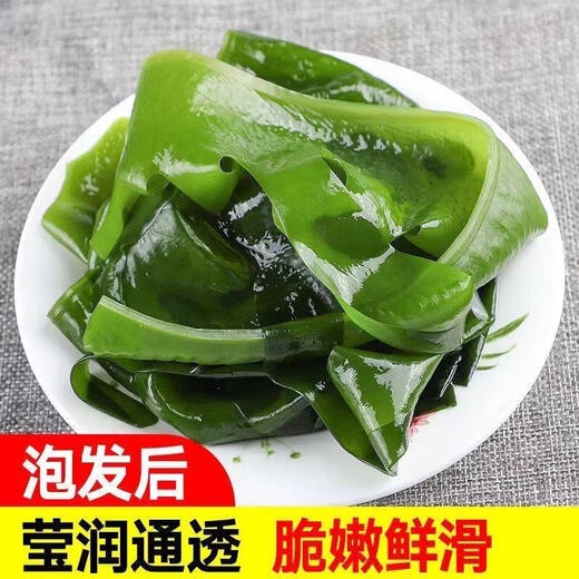 盐渍裙带菜非干货海带嫩苗儿童海菜海白菜海藻菜凉拌新鲜包邮 裙带菜嫩叶100g