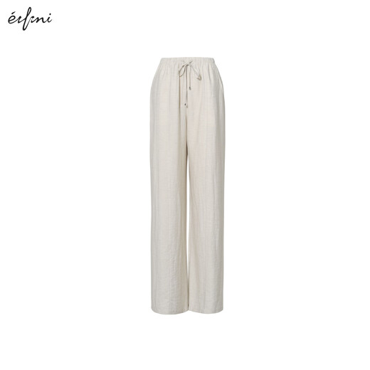 Eifli (eifini) eifli bingsi yamamoto pantalon pour les femmes 2025 printemps et été de style mince des gens qui portent des pantalons décontractés de lazy largement lâches en lin 80-105jin [Jin est égal à 0,5 kg]