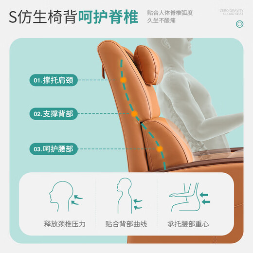 Bubang Lao Shi Yunduo Sofá simple Adecuado para que los ancianos se sienten durante mucho tiempo y se sientan cómodos protección de la cintura ergonómica especial anti-caza [estilo corto] Yunduo Sofá anciano (naranja) 750*835*1080 mm