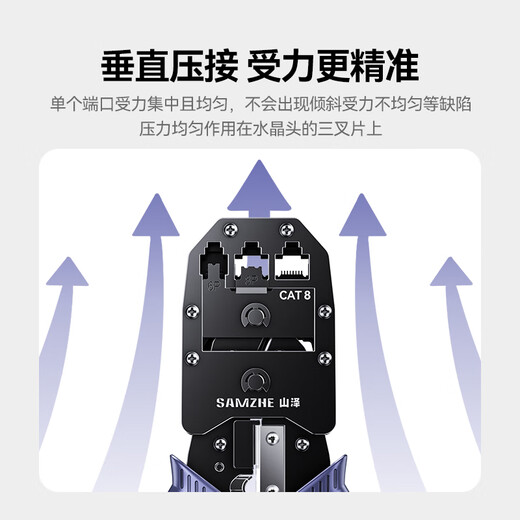 Shanze Category 7 multifunctional network cable pliers, crystal head crimping pliers, Category 7 and Super 6 with dovetail clamp shielding SZ-790