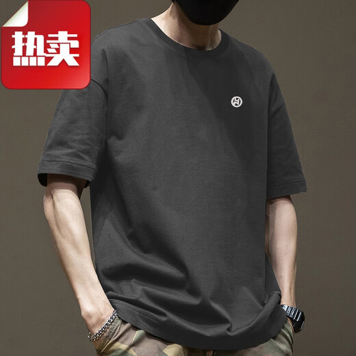 凡客诚品 VANCL夏季短袖t恤男士重磅纯棉青少年简约潮流痞帅宽松学生半截袖体恤 白色-1365短袖-100纯棉 S 建议80-110斤