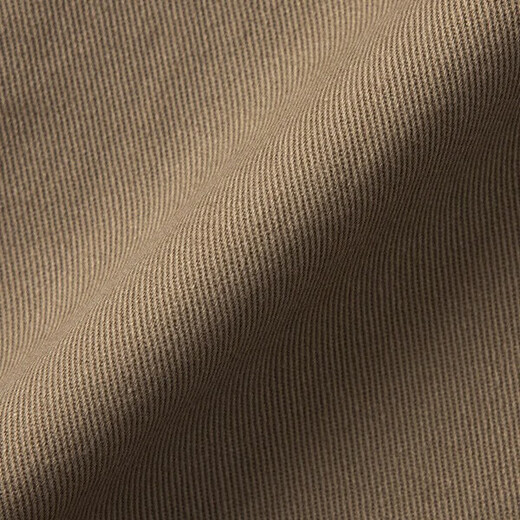 Muji Frauen mercerisierter Twill Eimer breites Hosen dunkler Beige xl