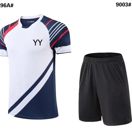 Yonex Summer Badminton Uniforme 2025 Nouvelle compétition Men and Women Running Shortable Sweat Sweing Derging Training Suit 6296B Blue Women's Suit XL