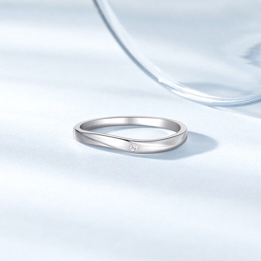 Chao Acer PT950 Platinum Diamond Ring Couple Ring Gift Platinum SRP42200086 Women's No. 13 Birthday