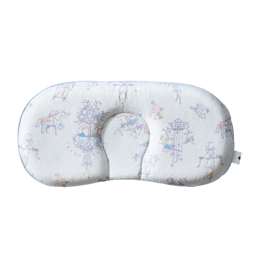 babycare新生儿枕头硅胶云片枕婴儿透气宝宝枕头0-6月可机洗43*21星月王国