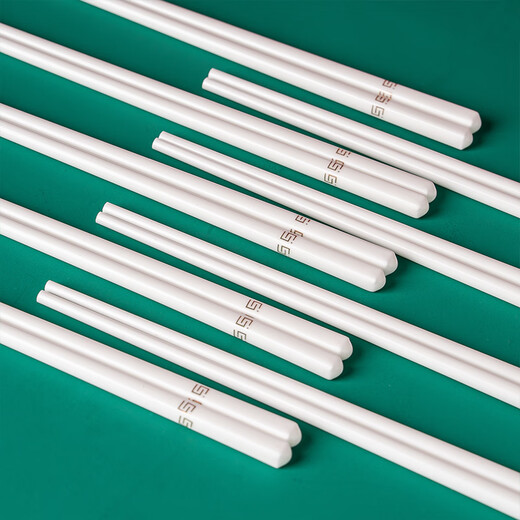 陶相惠【抖音同款】景德镇陶瓷筷子家用高档抗菌防霉耐高温不变形10双装