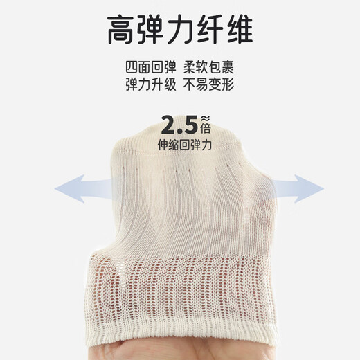 爱宝适宝宝地板袜春秋款婴儿袜子室内学步袜防滑袜3双装蓝白组M码  T216