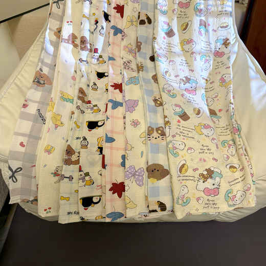 Zhidou Dou Dou Carted Version of Cat Cartoon Cartoon Pajama для женщин с тонкими ходячими штанами свободно свободно и можно носить на внешних брюках Butterfly 9905# один размер один размер [брюки длины 97 см]]